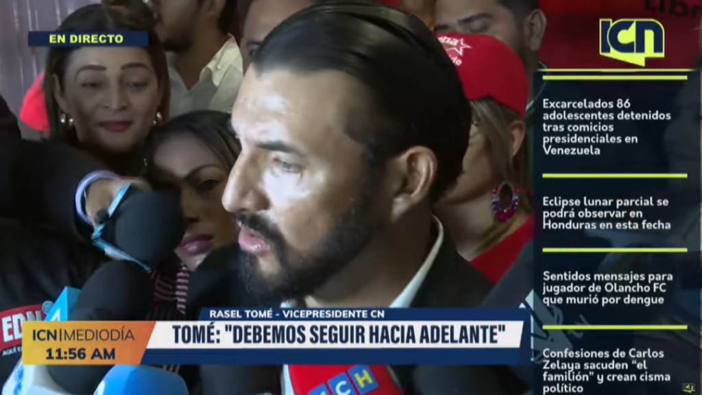 Rasel Tomé apoya la extradición pero critica la “injerencia” de la embajadora Laura Dogu