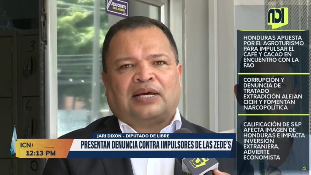 Jari Dixon denuncia a diputados por traición a la patria tras la aprobación de las ZEDE