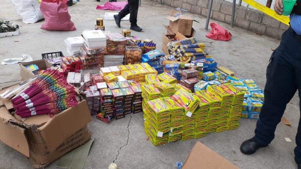 Policía incauta pólvora ilegal valorada en 60 mil lempiras