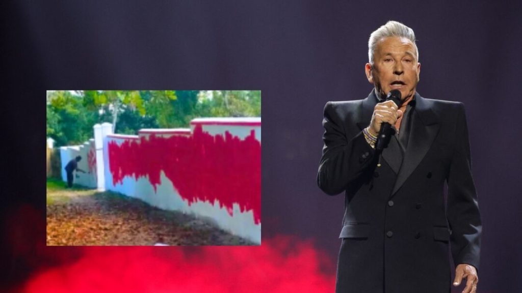 Vandalizan la casa de Ricardo Montaner en República Dominicana