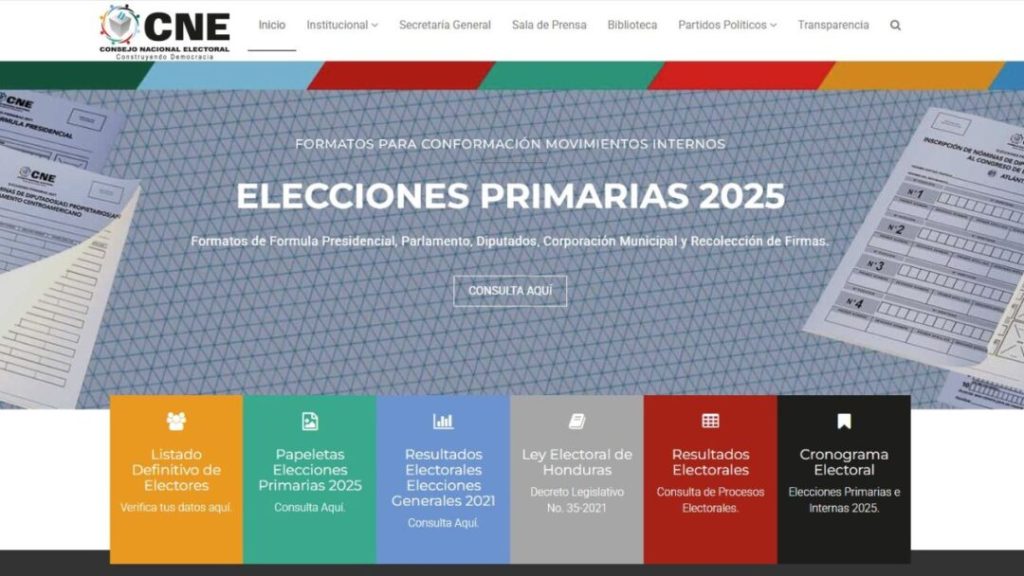 Elecciones 2025 en Honduras: conoce cómo están quedando las papeletas de los tres niveles electivos