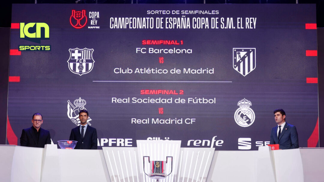 Barcelona-Atlético de Madrid y Real Sociedad-Real Madrid, semifinales de la Copa del Rey