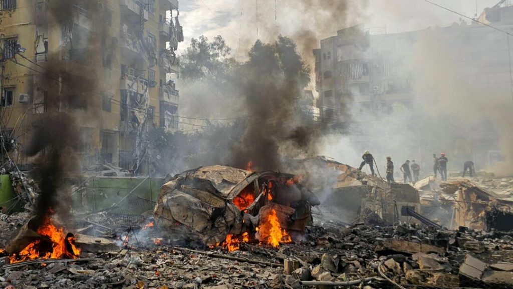 Israel bombardea Beirut tras cuatro meses de tregua con Hezbolá