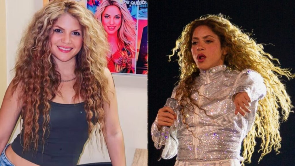 Doble de Shakira camina con la cantante, pero se lleva una decepción