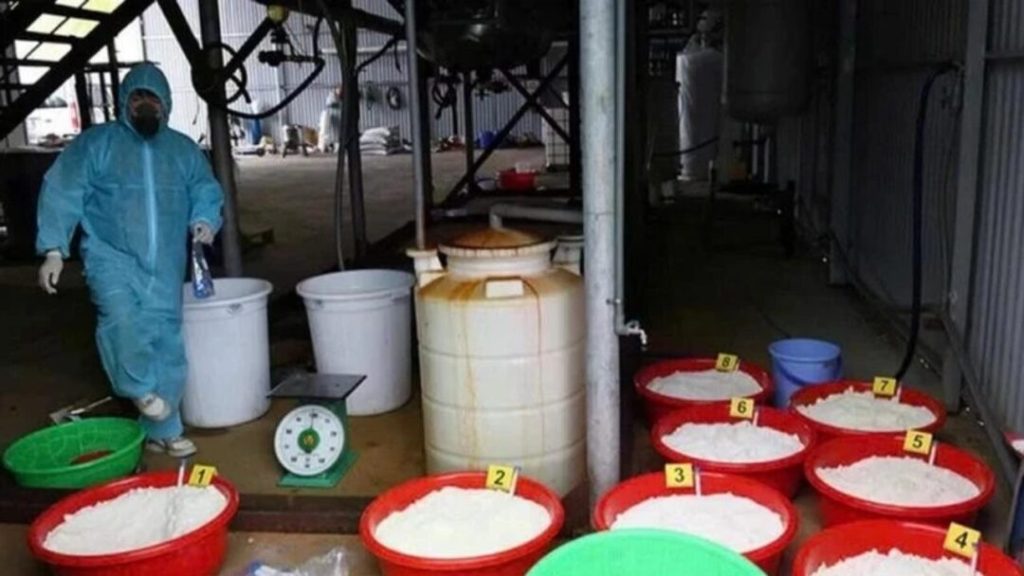 Vietnam allana su mayor laboratorio de drogas e incauta 1,4 toneladas de ketamina