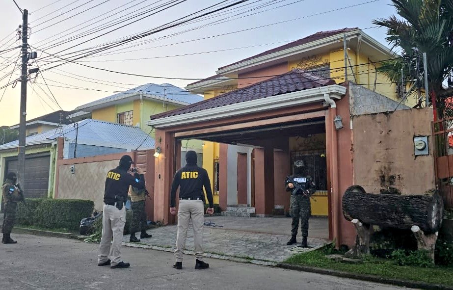 ATIC realiza allanamientos contra red de narcotráfico de Gracias a Dios