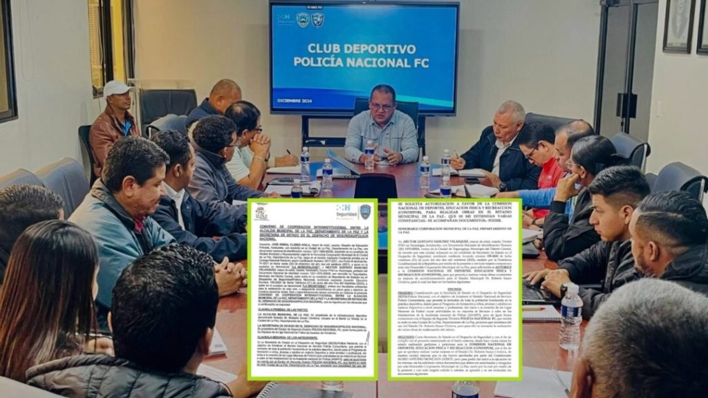 Seguridad es propietaria del equipo Policía FC y ministro puede gestionar patrocinios