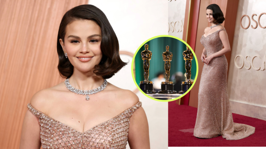 Selena Gómez y su impactante vestido en los Óscar