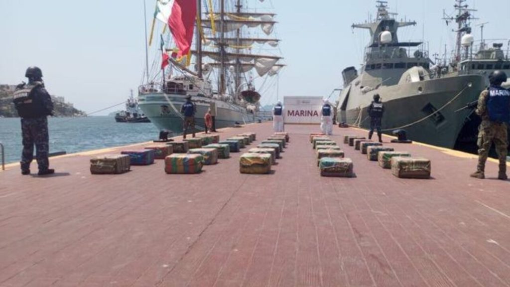 México incauta 4,2 toneladas de cocaína en las costas del Pacífico