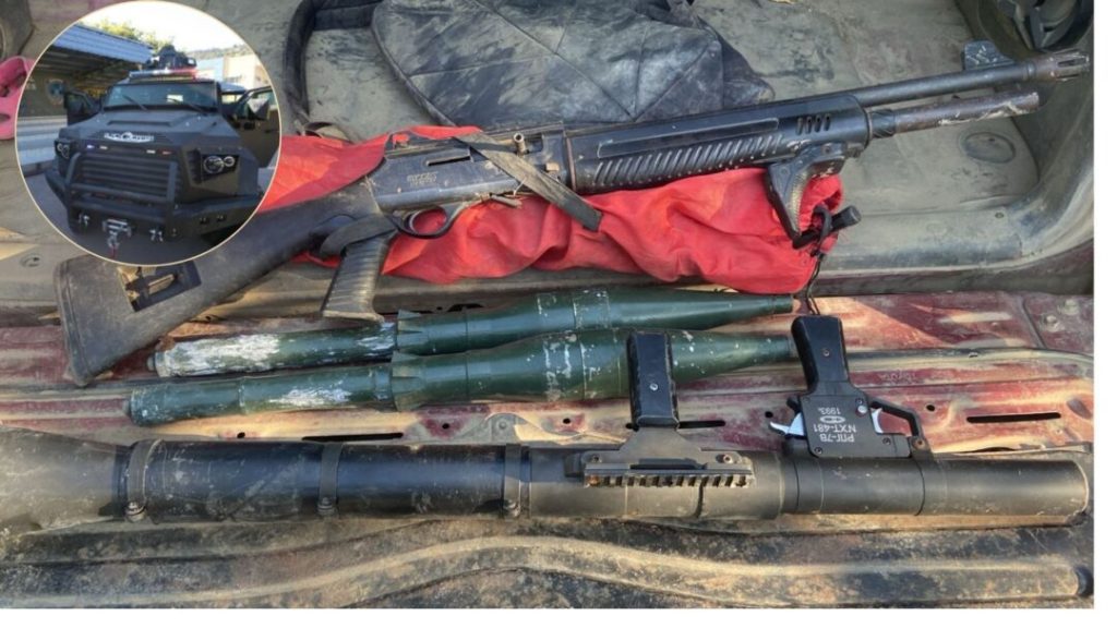 Decomisan lanzacohetes que iba a ser usado para atacar a las Black Mamba