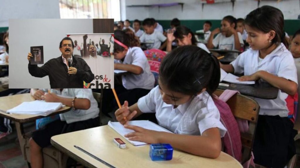 Escuela de mel y libro del golpe: los giros a la izquierda en la educación de Honduras