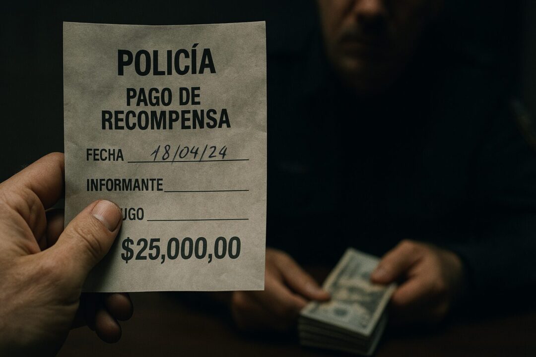 Así se pagan las recompensas por información de prófugos en Honduras ¿Hay que firmar recibo?