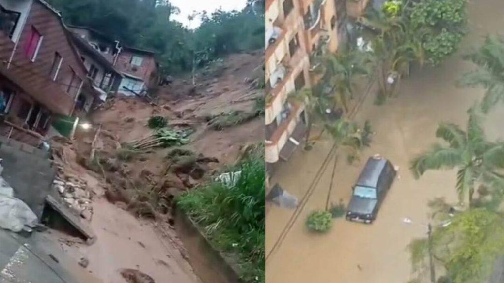 Cinco muertos y dos desaparecidos por un deslave en Colombia