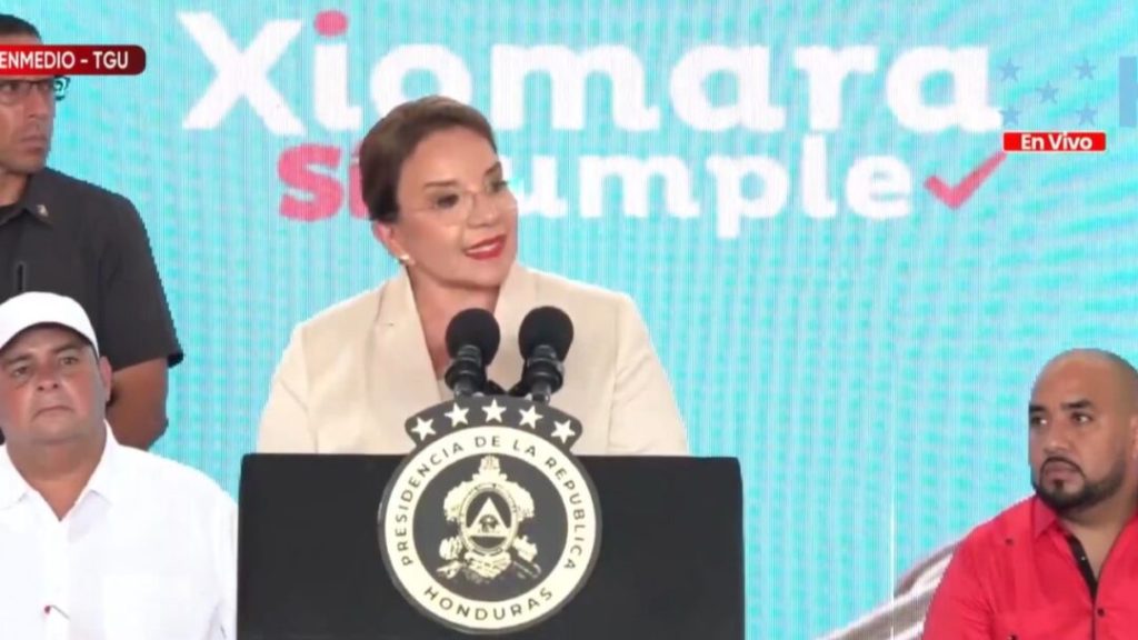 Xiomara Castro cuestiona alerta de EE. UU. y afirma que en Honduras “no hay terrorismo”