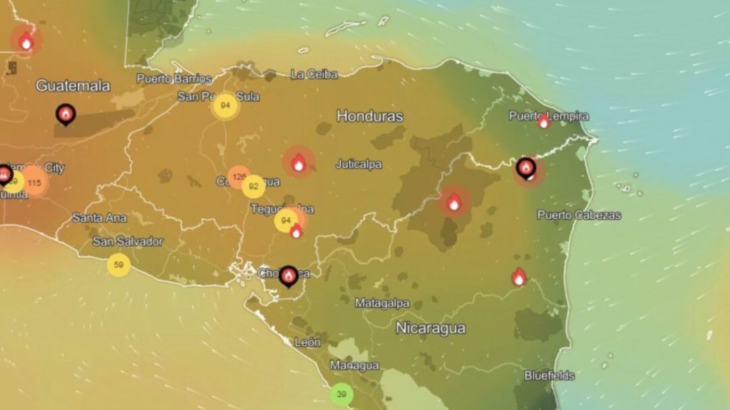 ¿Qué está provocando la contaminación en el aire de Honduras?