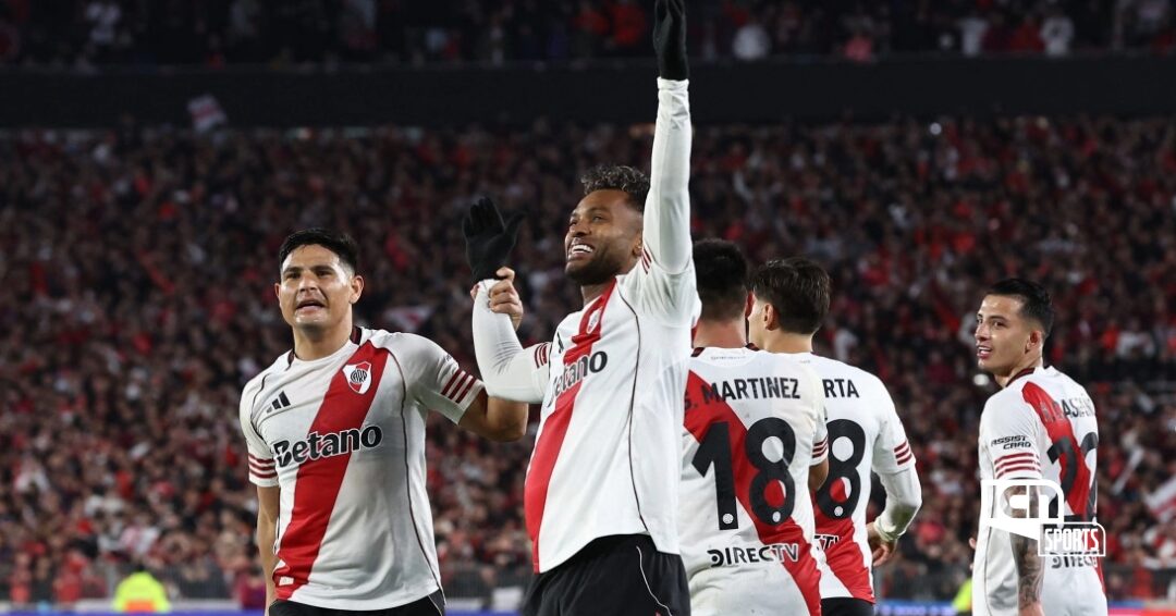 River vence con gol del colombiano Borja y homenaje al Matador Salas