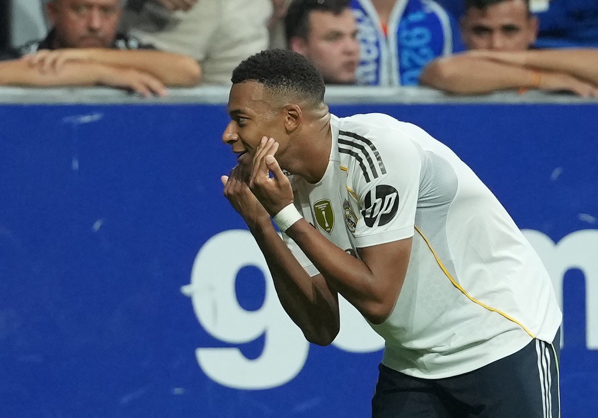 Con Mbappé al mando, el Madrid vuelve a sonreír en el feudo carbayón