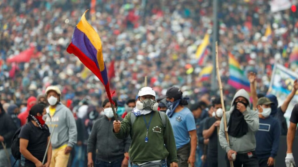 Fiscalía de Ecuador advierte que actuará con firmeza ante delitos durante el paro nacional