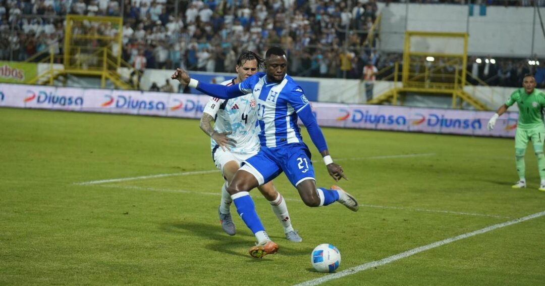 Honduras empata ante Costa Rica y complica su camino mundialista