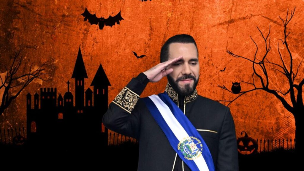 Bukele no prohibió Halloween: video viral fue creado con inteligencia artificial