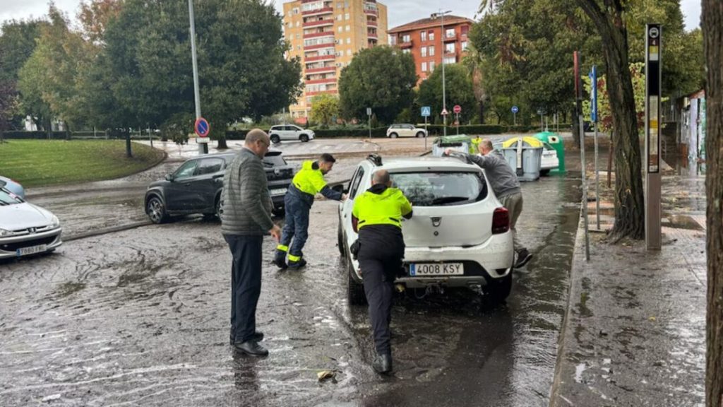 Fuertes lluvias golpean el suroeste de España