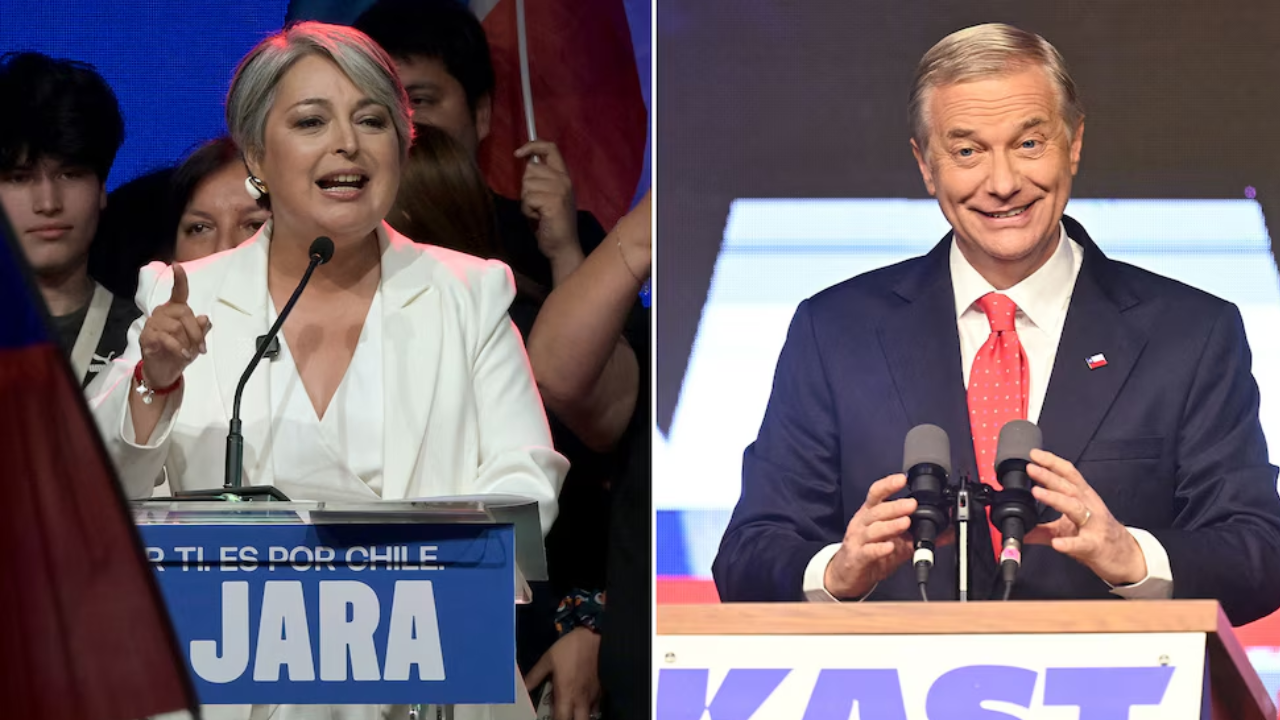 Jeannette Jara y José Antonio Kast disputarán la presidencia chilena en balotaje histórico