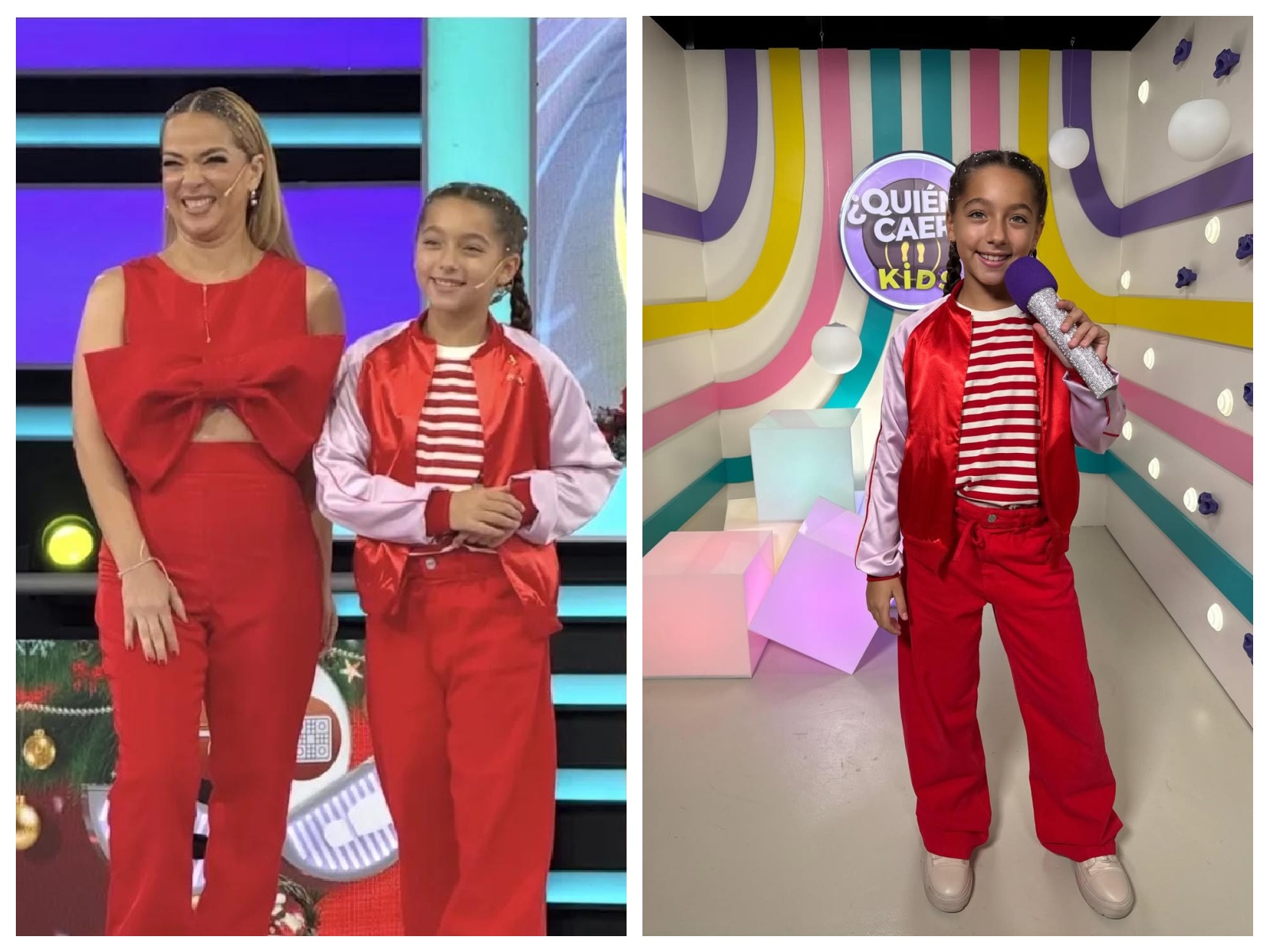 Adamari Lopez y su hija Alaia juntas en TV