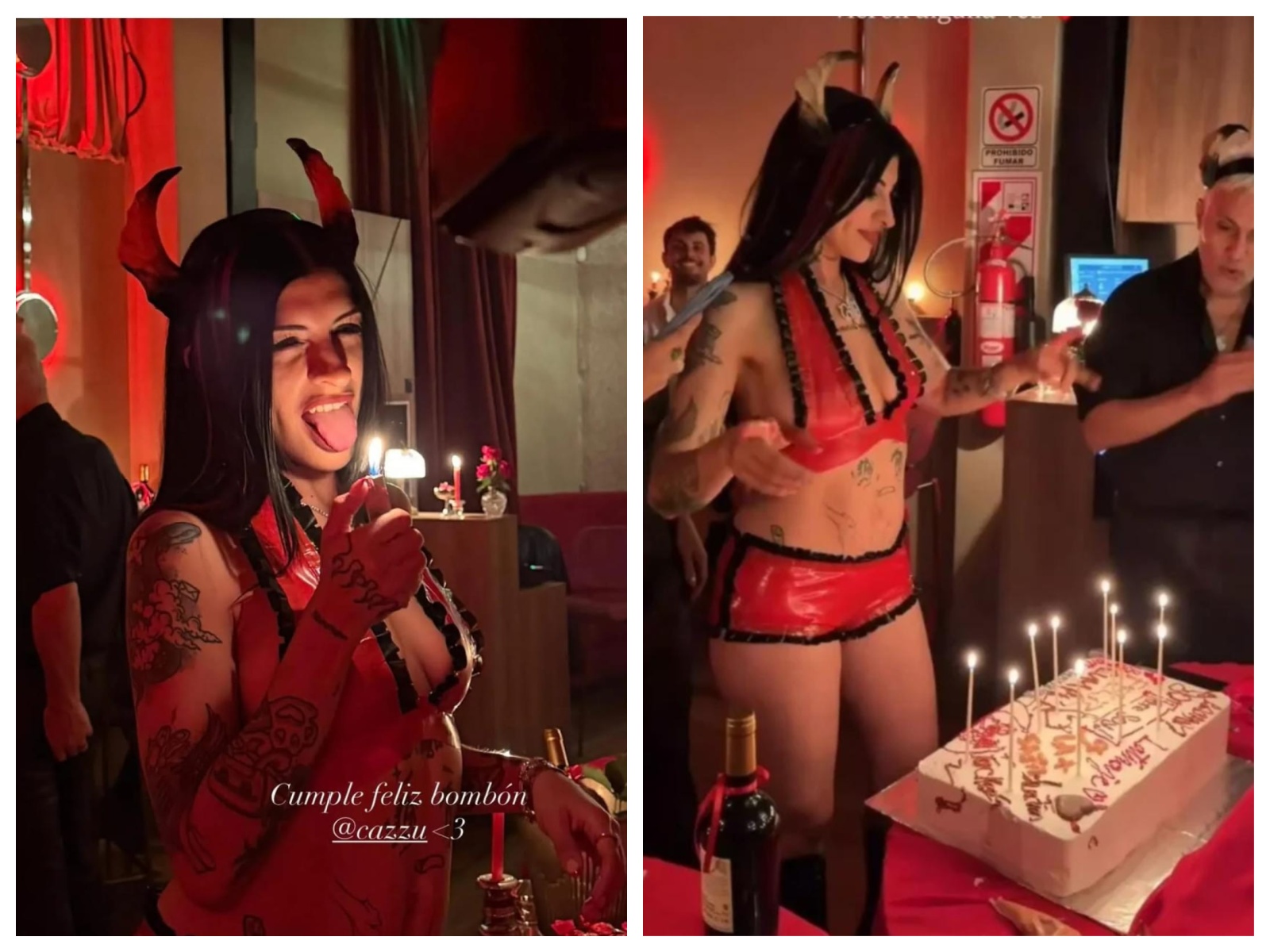 Cazzu celebra sus 32 años en intima fiesta